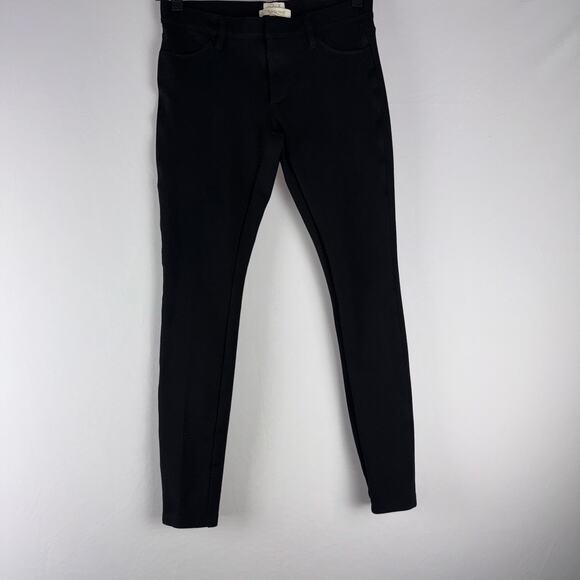 J‎ Crew Women's The GiGi Pant Comfy Stretchy Straight Black Pants Size 2 Petite - Picture 1 of 8